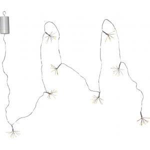 Dew Drop Flower Batteridriven Ljusslinga 2,1m Silver