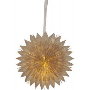Dis Julstjärna 50cm Beige