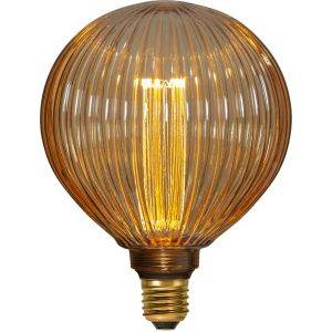 LED-lampa Glob 130mm Amber E27 1800K 50lm 1W
