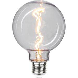 LED-lampa Glob Plasthölje 95mm E27 2200K 55lm 1W