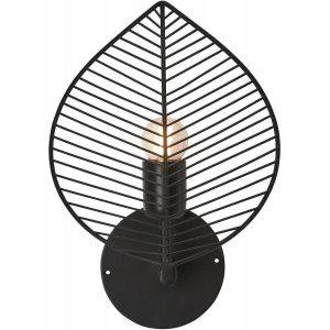 Elm Vägglampa 33cm Svart