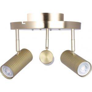 Hubble Takspotlight 3L 25cm Borstad Mässing