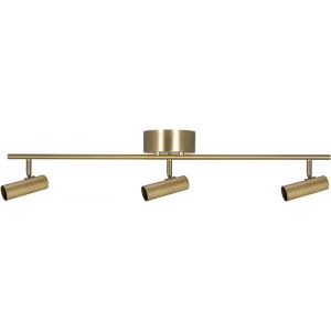 Hubble Takspotlight 3L 80cm Borstad Mässing