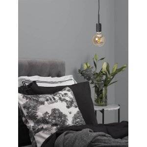 Rille Pendelupphäng E27 3,5m Svart