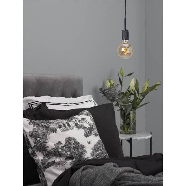 Rille Pendelupphäng E27 3,5m Svart