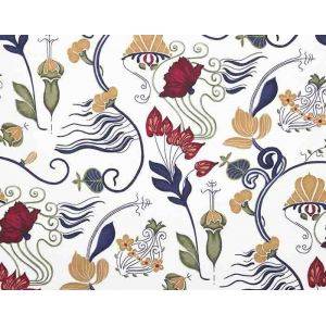 José Gardinkappa Bomullstyg Metervara Blå 50cm