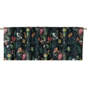 José Gardinkappa Bomullstyg Metervara Svart 140cm