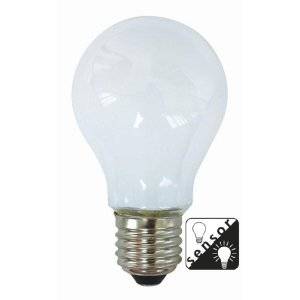 LED-Lampa Skymningssensor, Opal E27 3000K 400lm 4W(35W)