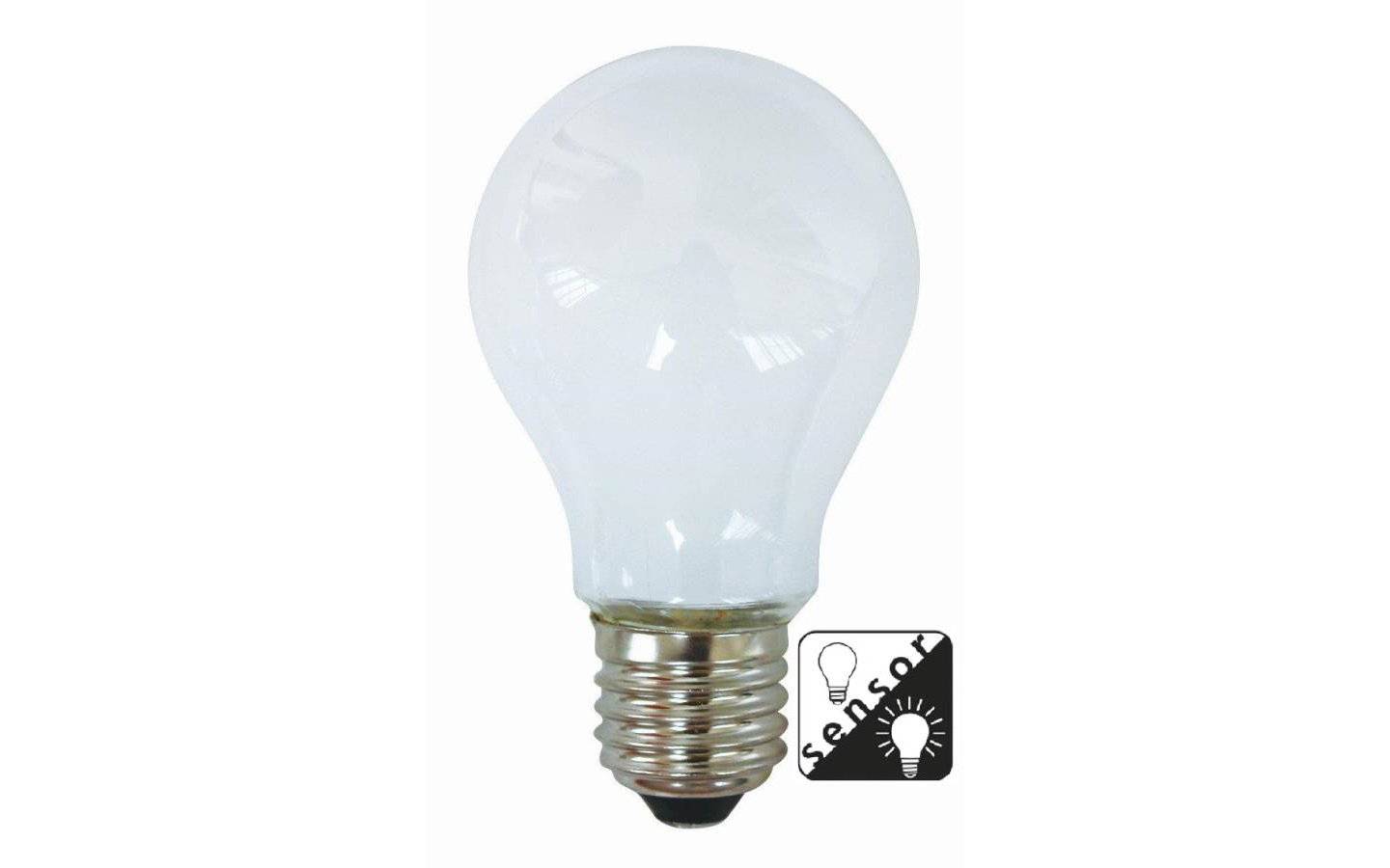 LED-Lampa Skymningssensor, Opal E27 3000K 400lm 4W(35W)