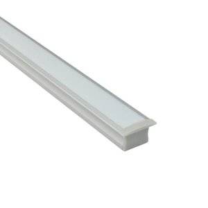 Aluminiumprofil till 12V LEDlist, för inbyggnad