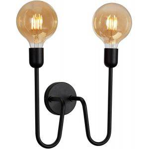 Regal Vägglampa 30cm Svartstruktur