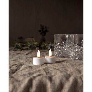 Flamme Värmeljus med Timer 2-pack