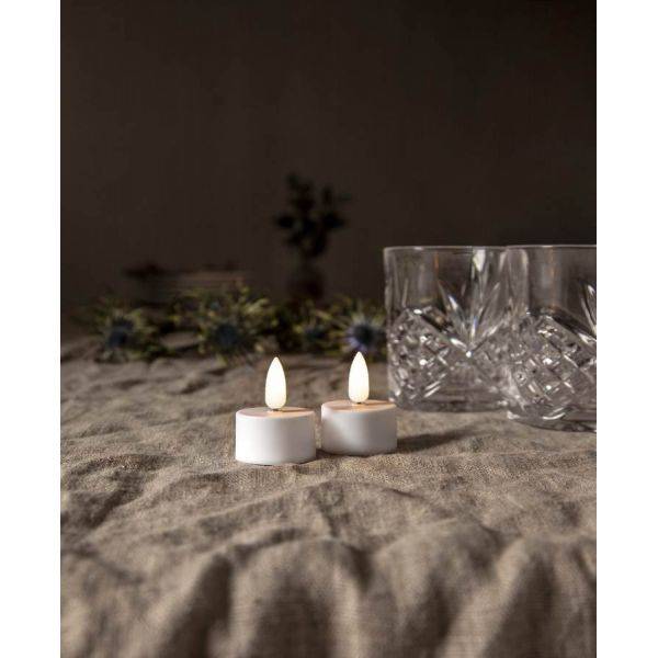 Flamme Värmeljus med Timer 2-pack