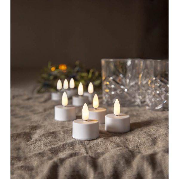 Flamme Värmeljus med Timer 2-pack