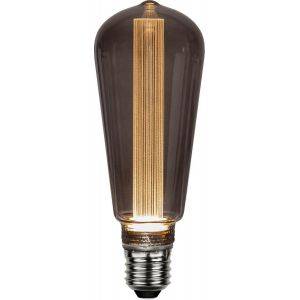 LED-Lampa Classic Lyktlampa Smoke, E27 2800K 45lm 1,1W(4W)