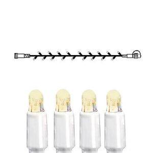 Ljusslinga System LED 5m Varmvit Vit Kabel