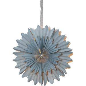 Crystal Julstjärna 50cm Blå