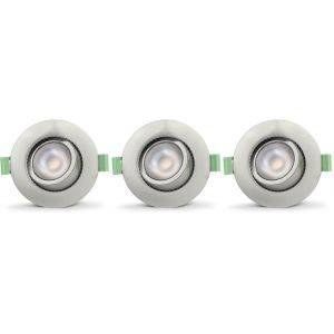 Ellen 230V Spotlight Dim-to-Warm 2200-2700K 6W Borstad Stål