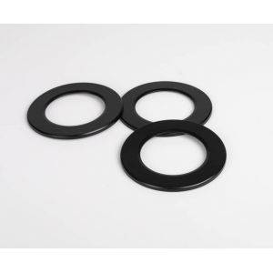 Fronring Sara & Doris Svart 1-pack