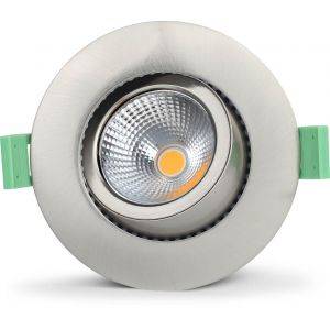 Lisa 230V Spotlight 3000K 5,5W Borstad Stål IP65