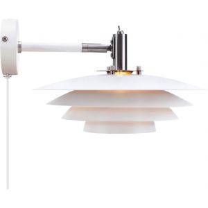 Bretagne Vägglampa Ø30cm Vit