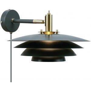 Bretagne Vägglampa Ø30cm Grå