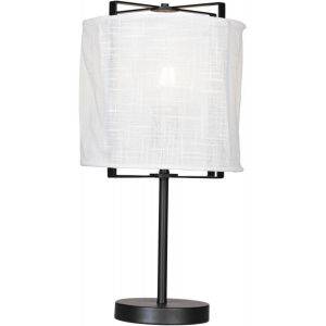 Softy Bordslampa 50cm Matt Svart/Vit