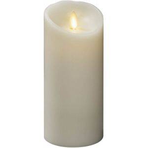 Vaxljus 7,6x16,5cm Gräddvit