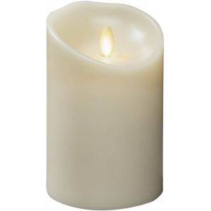 Vaxljus 8,8x13,4cm Gräddvit