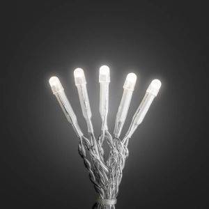 Mini Ljusslinga 63cm Frostad Varmvit, Transparent