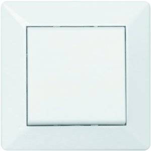 Delta Strömbrytare, Utan glimlampa, 1-pol/trapp, RAL 9001