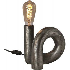 Notice Swirl Bordslampa 18cm Råsilver