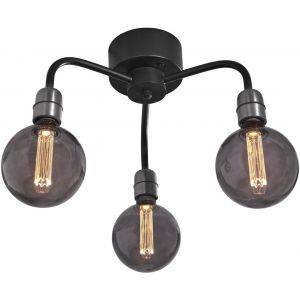 Loft Plafond 37cm Svart