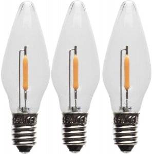 Universal LED Filament E10 14-55V 12lm 2000K 3-Pack