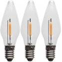 Universal LED Filament E10 14-55V 12lm 2000K 3-Pack