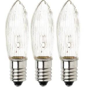 Topplampa Luciakrona, Tärnljus E10 1,5V 0,4W 3-Pack