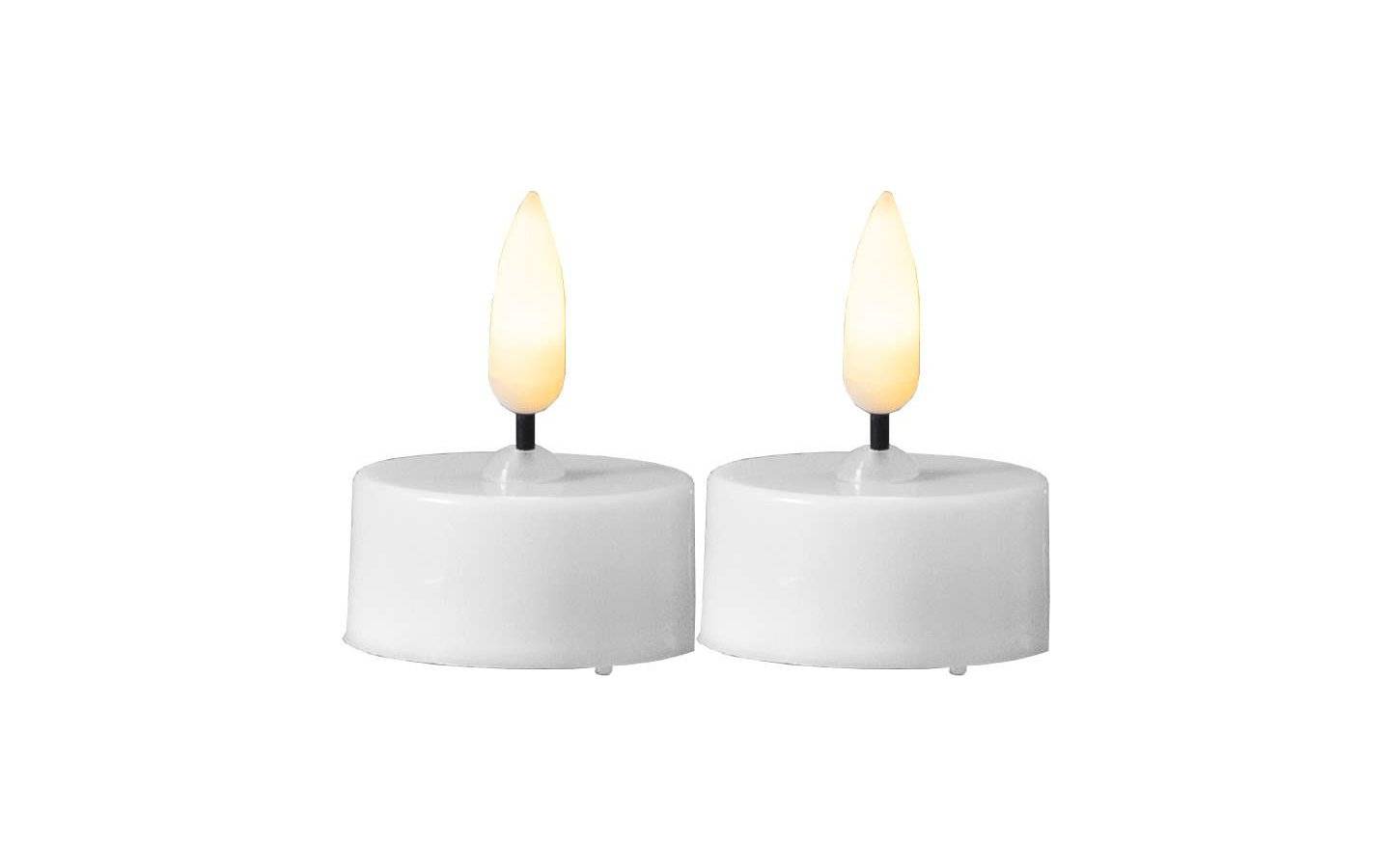 Flamme Värmeljus med Timer 2-pack