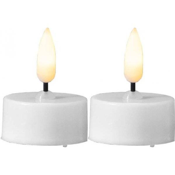 Flamme Värmeljus med Timer 2-pack