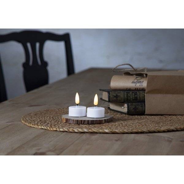 Flamme Värmeljus med Timer 2-pack