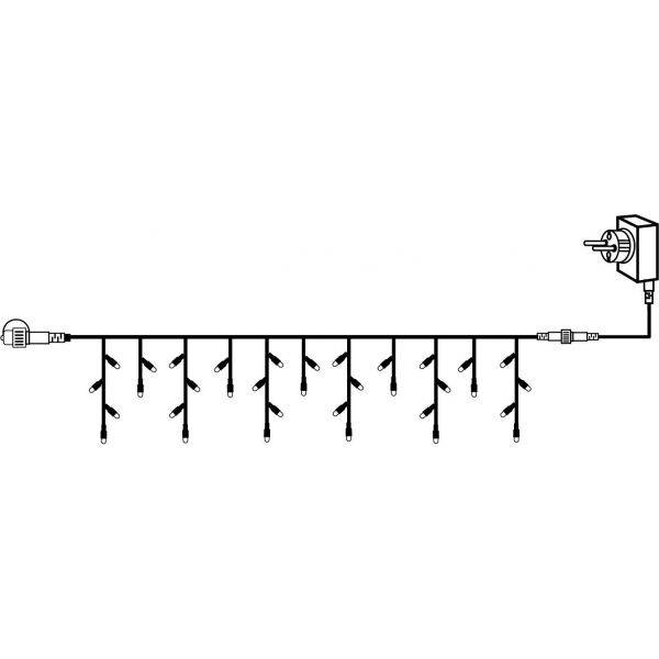 Istappsslinga System 24 START 3x0,4m Varmvit LED