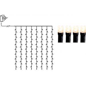 Ljusgardin Crispy Ice White 1,3x1,3m 80LED IP44