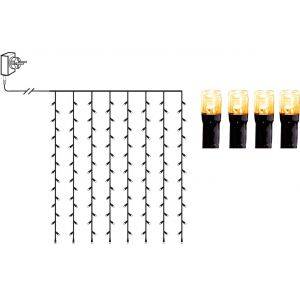 Ljusgardin Golden Warm White 1,3x1,3m 80LED IP44