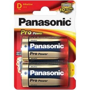 D-batterier Pro Power, LR20 1,5V, 2-pack
