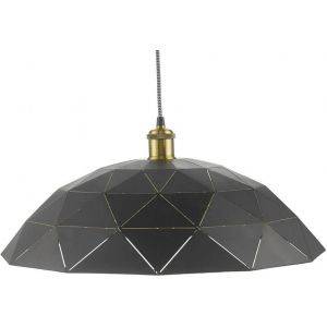 Taklampa laserskuren 50cm Svart/vit