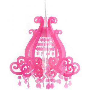 Taklampa Barock 45cm Cerise
