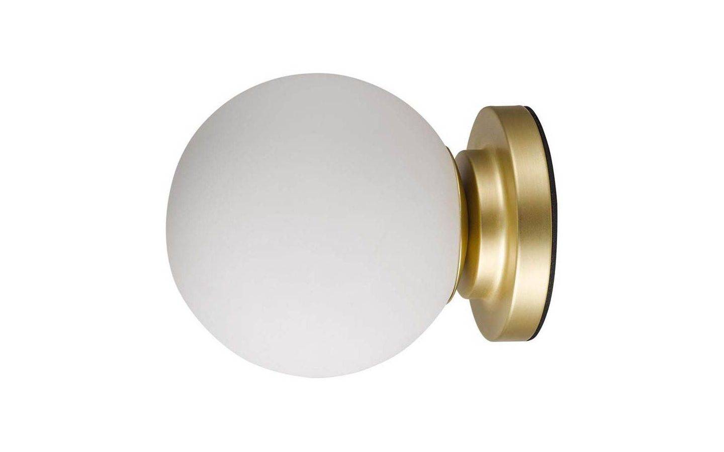 Bords-vägglampa London 18cm Borstad mässing