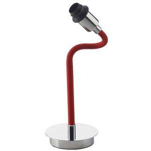 Lampfot Flex 42cm Krom/röd