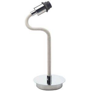 Lampfot Flex 42cm Krom/vit