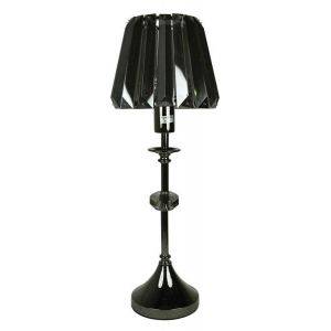 Bordslampa kristall K5 50cm Svart krom