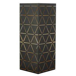 Bordslampa laserskuren 28cm Svart/guld